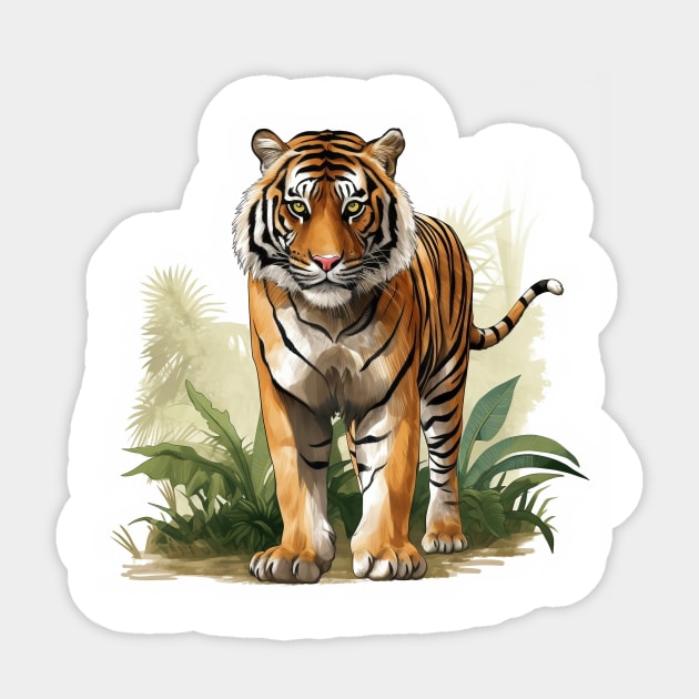 Sumatran Tiger Sticker by zooleisurelife